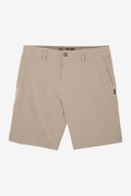 O'Neill Reserve Heather 19" Hybrid Shorts - Khaki