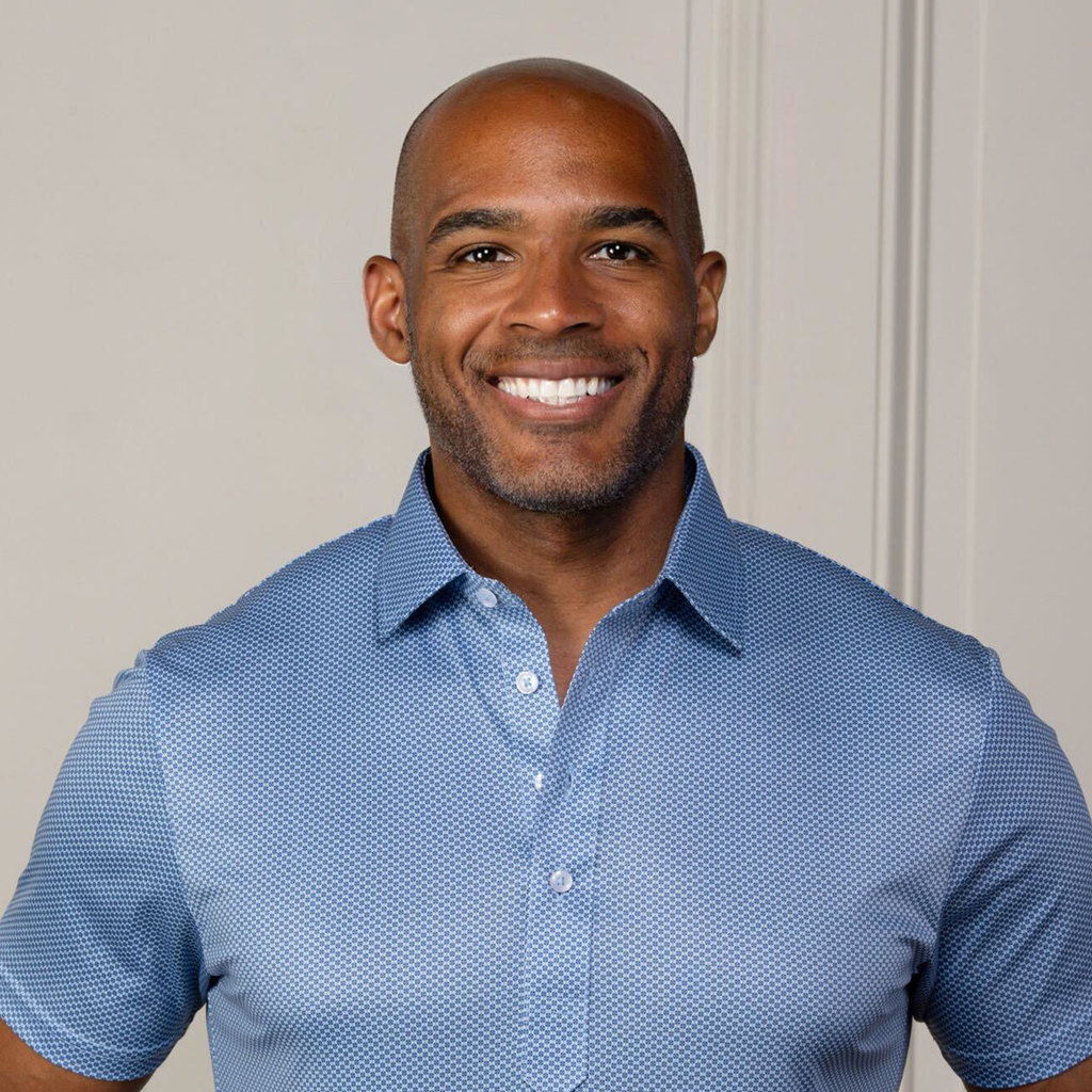Semi-Spread Collar Polo Blue Carrera