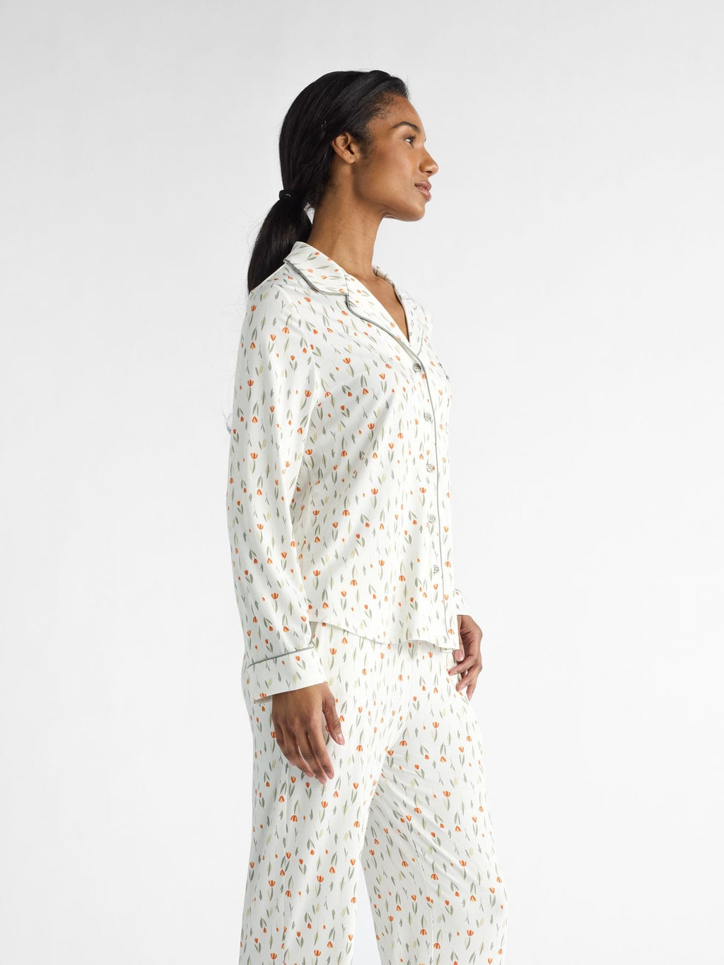 Women's Bamboo Stretch-Knit Long Sleeve Pajama Top - Last Chance