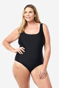 Sorrento Core Support One Piece Swim - Smooth Black