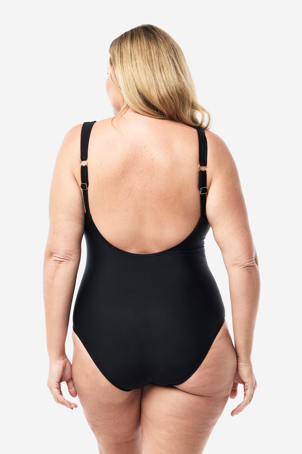 Sorrento Core Support One Piece Swim - Smooth Black