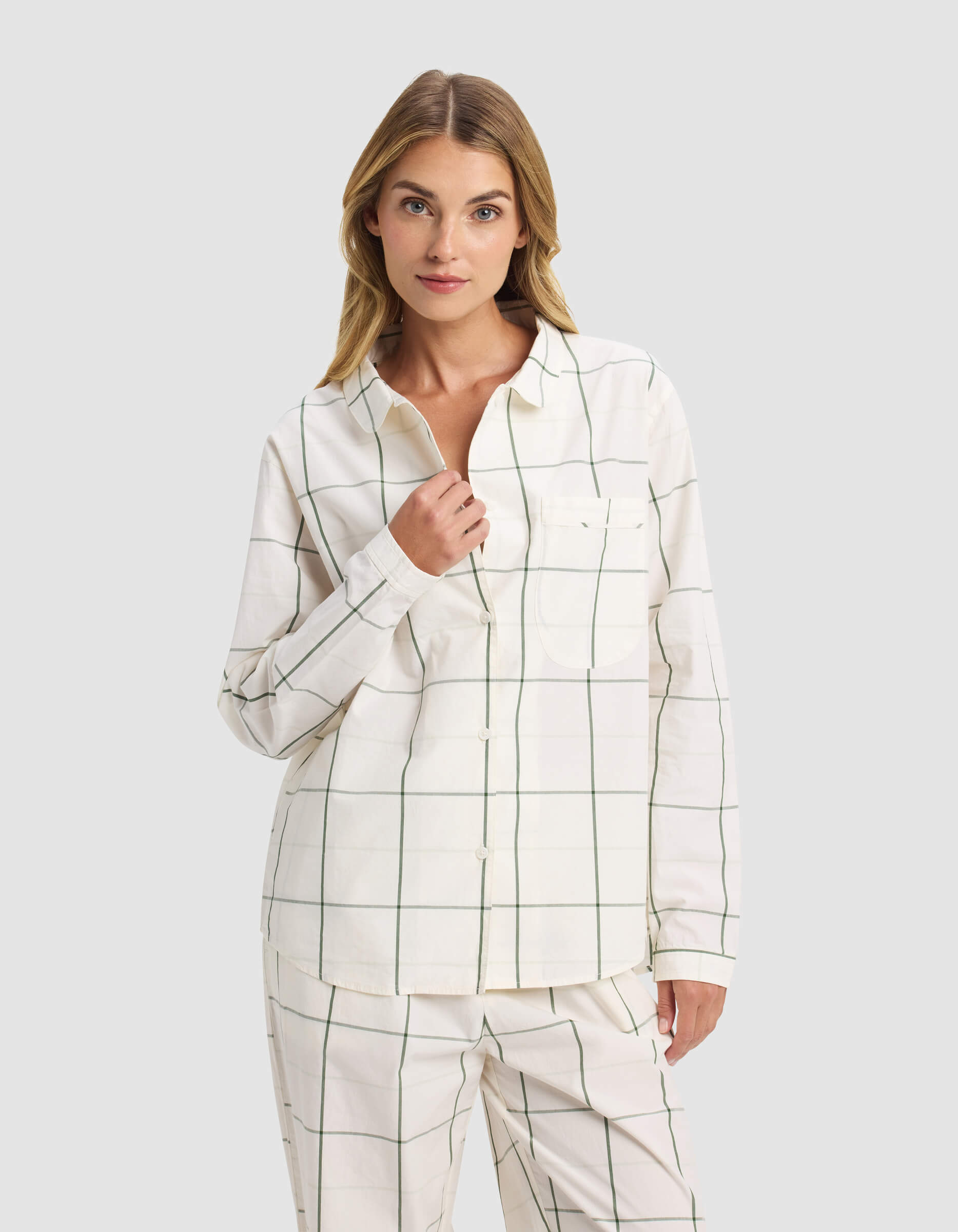 Women's Sutton Long Sleeve Pajama Top - Last Chance