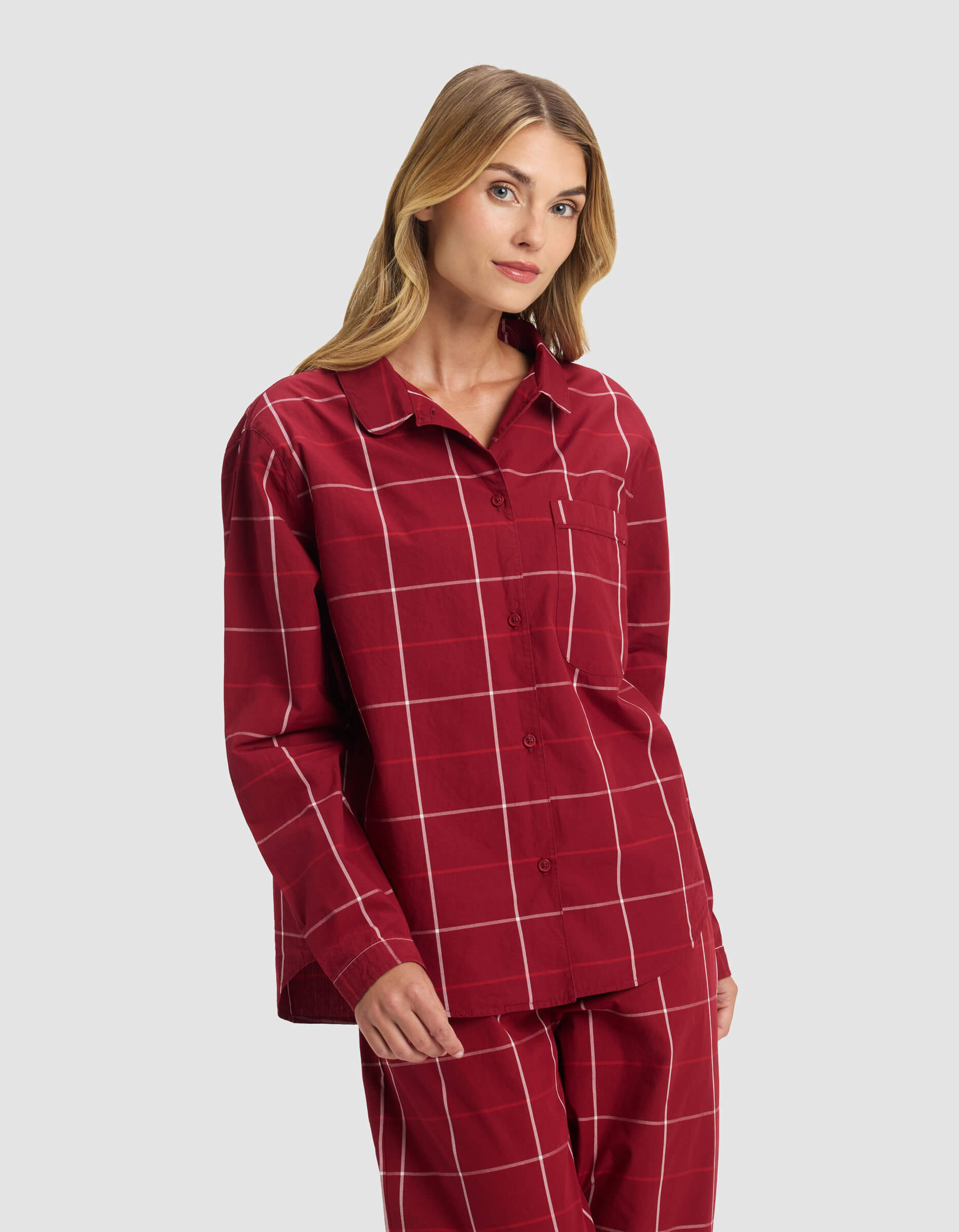 Women's Sutton Long Sleeve Pajama Top - Last Chance
