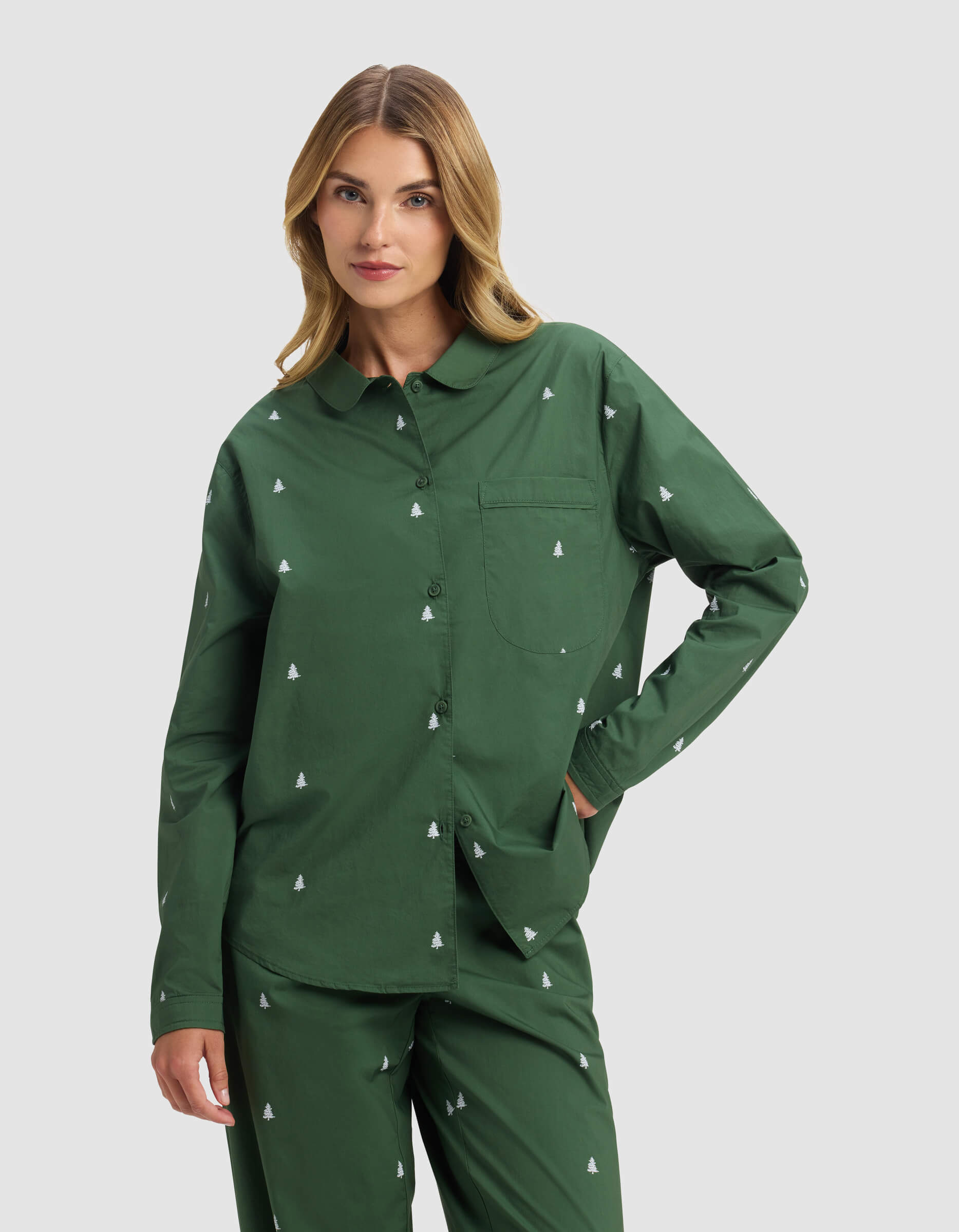 Women's Sutton Long Sleeve Pajama Top - Last Chance