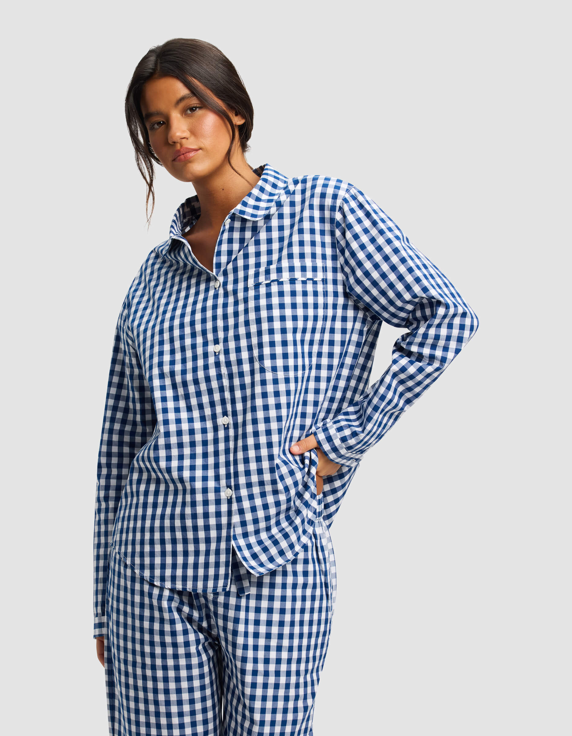 Women's Sutton Long Sleeve Pajama Top - Last Chance