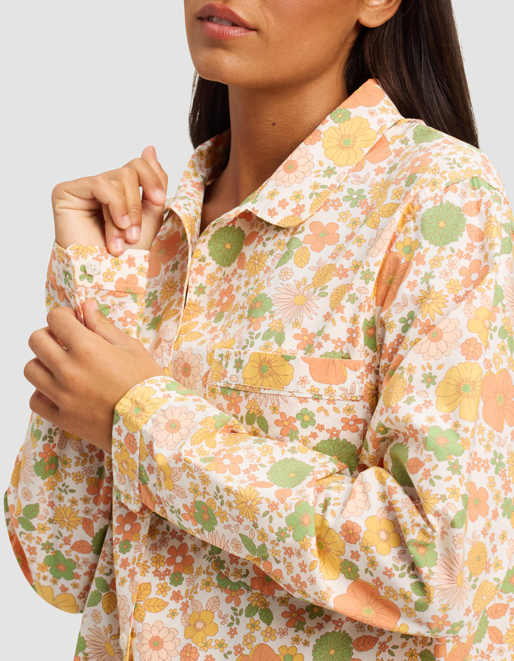 Women's Sutton Long Sleeve Pajama Top - Last Chance