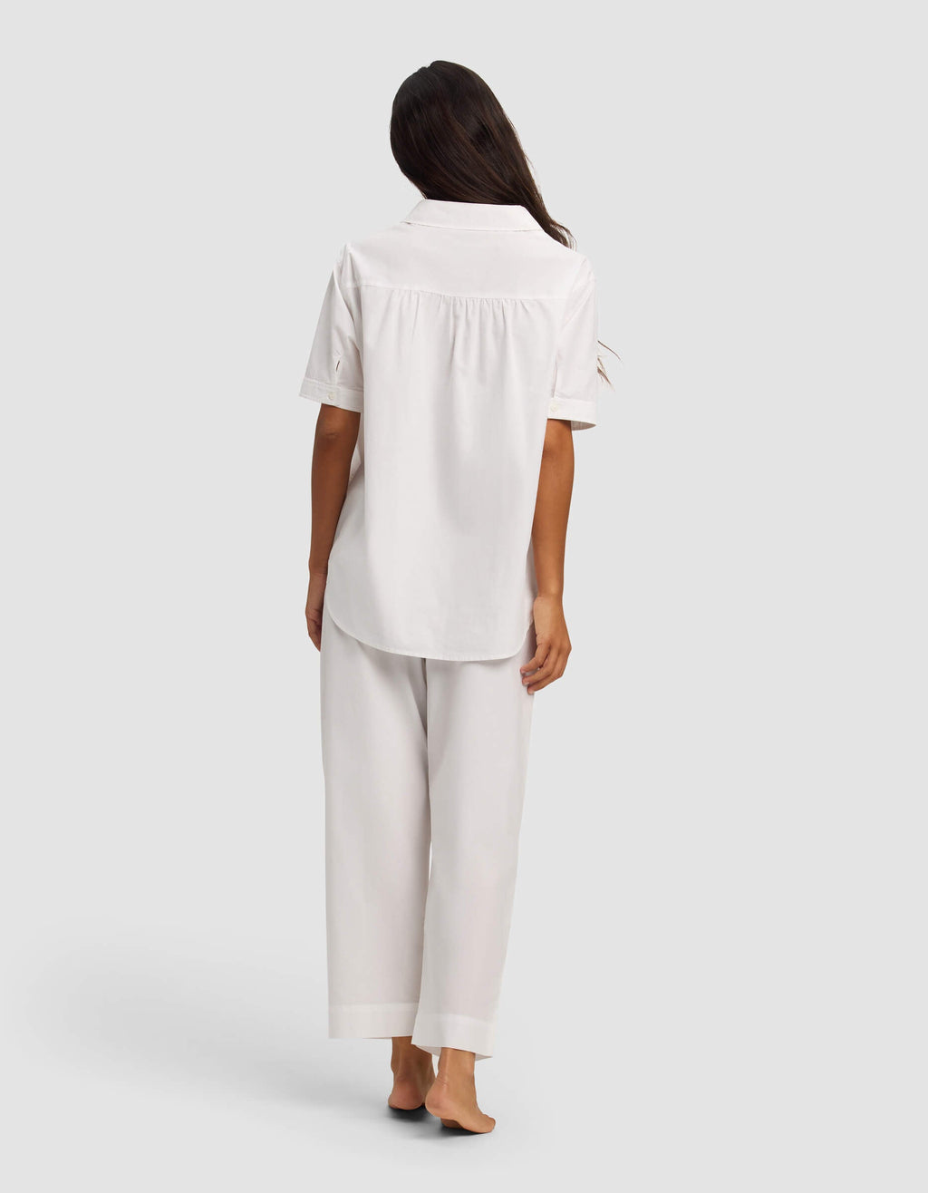 Women's Sutton Short Sleeve & Cropped Pajama Pant Set