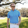 Featherweight Flex Polo Blue Mosaic