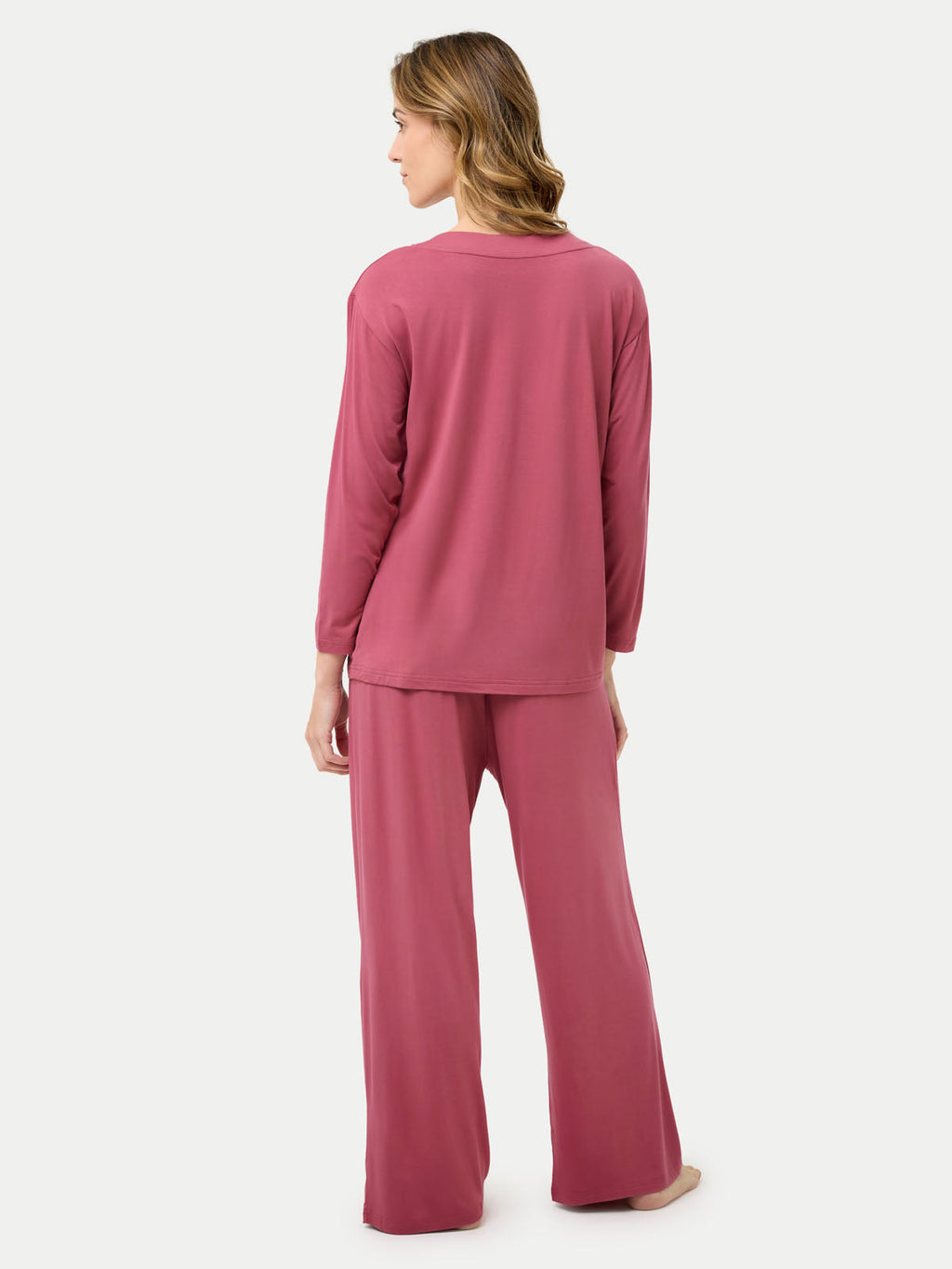 Long Sleeve Bamboo Slouchy PJs Set