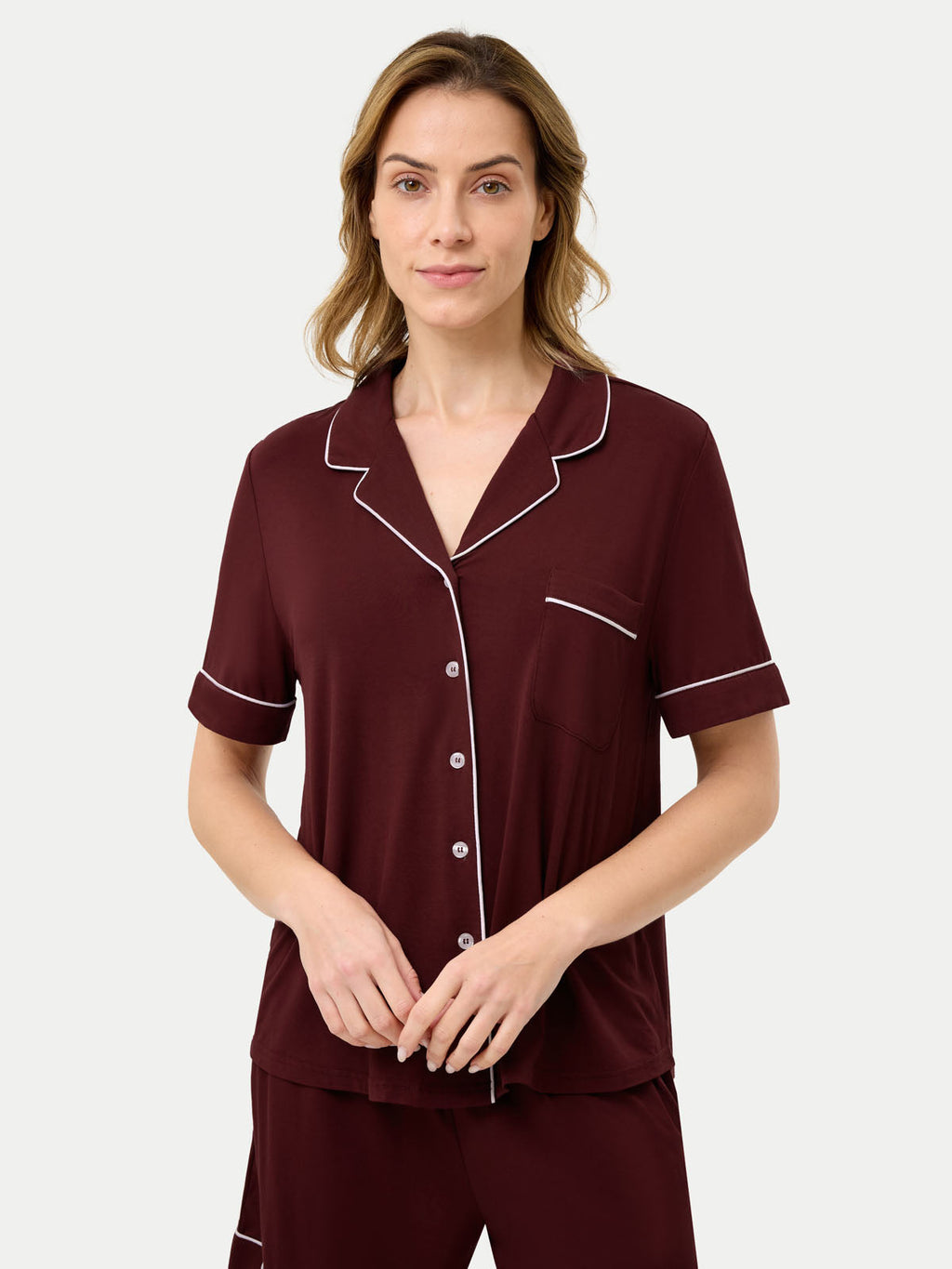 Short Sleeve Bamboo Pajama Shirt