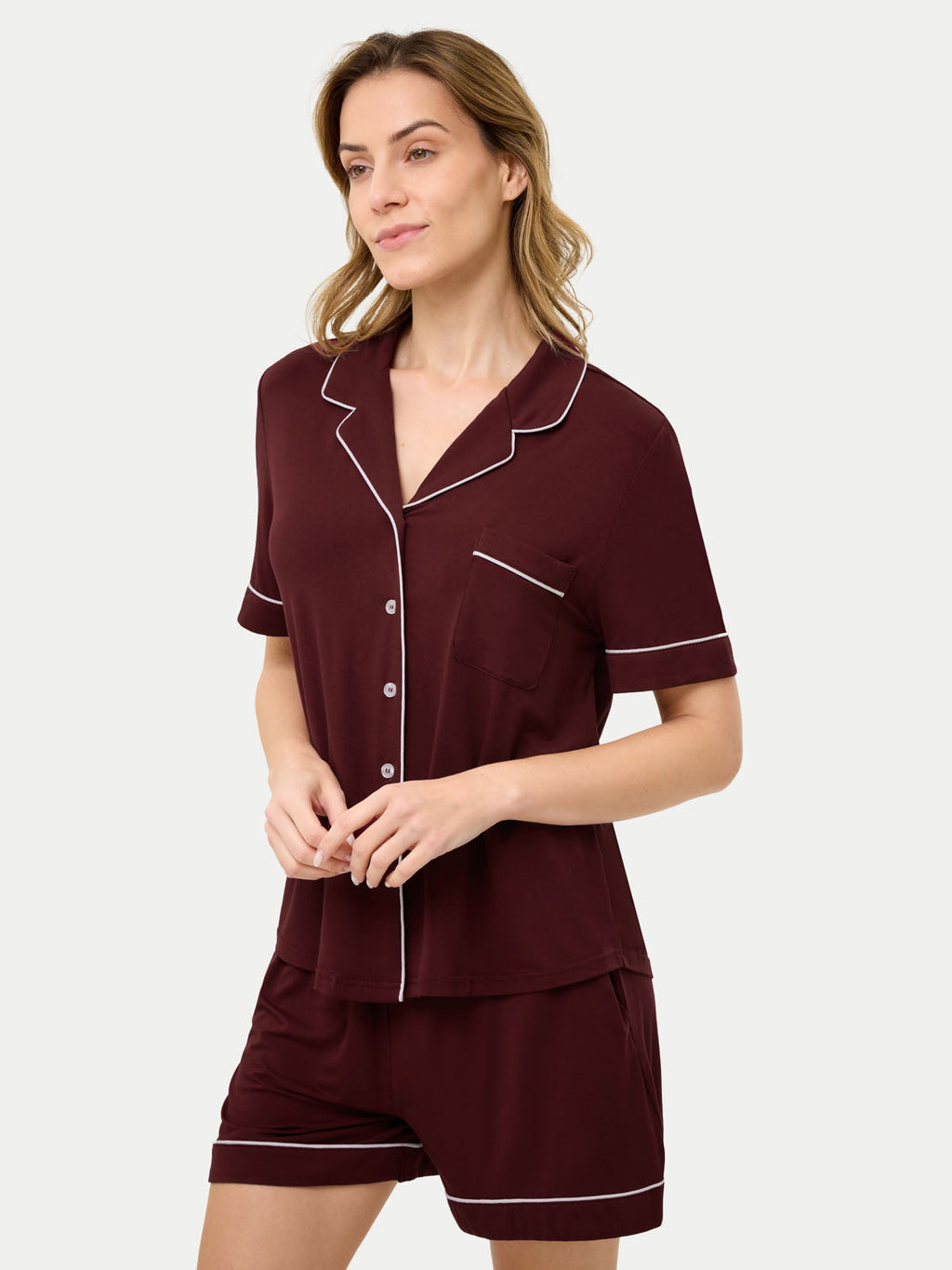Short Sleeve Bamboo Pajama Shirt