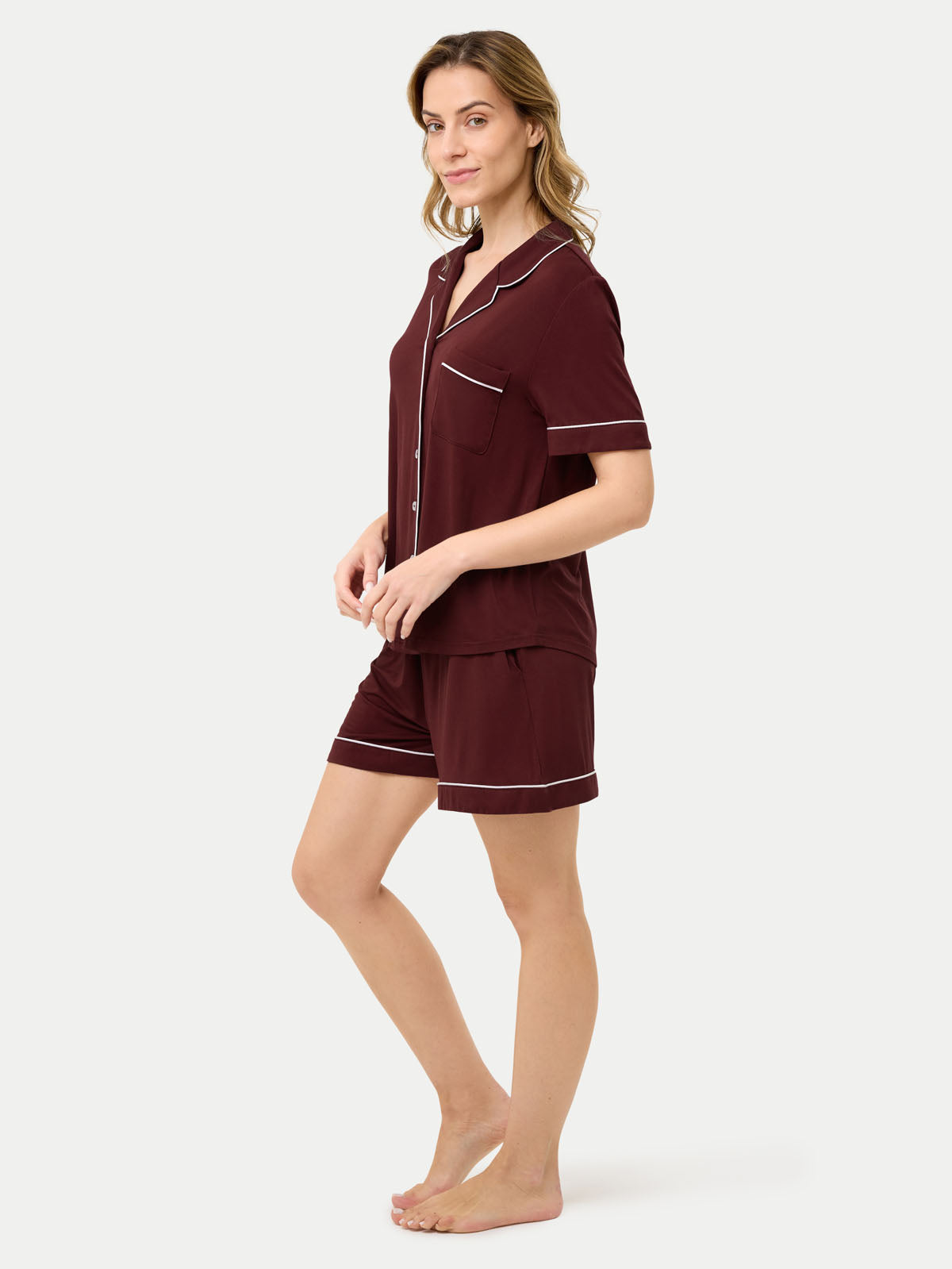Short Sleeve Bamboo Pajama Shirt
