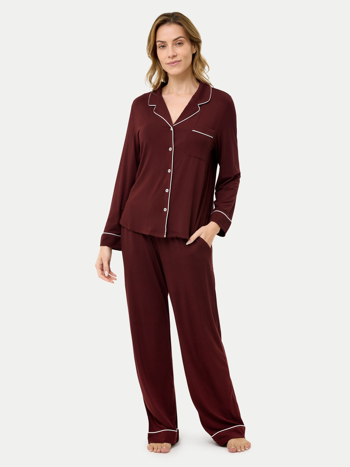 Long Sleeve Bamboo Pajama Set