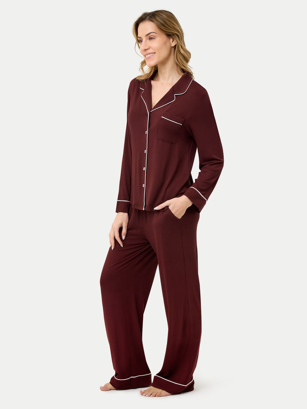 Long Sleeve Bamboo Pajama Set