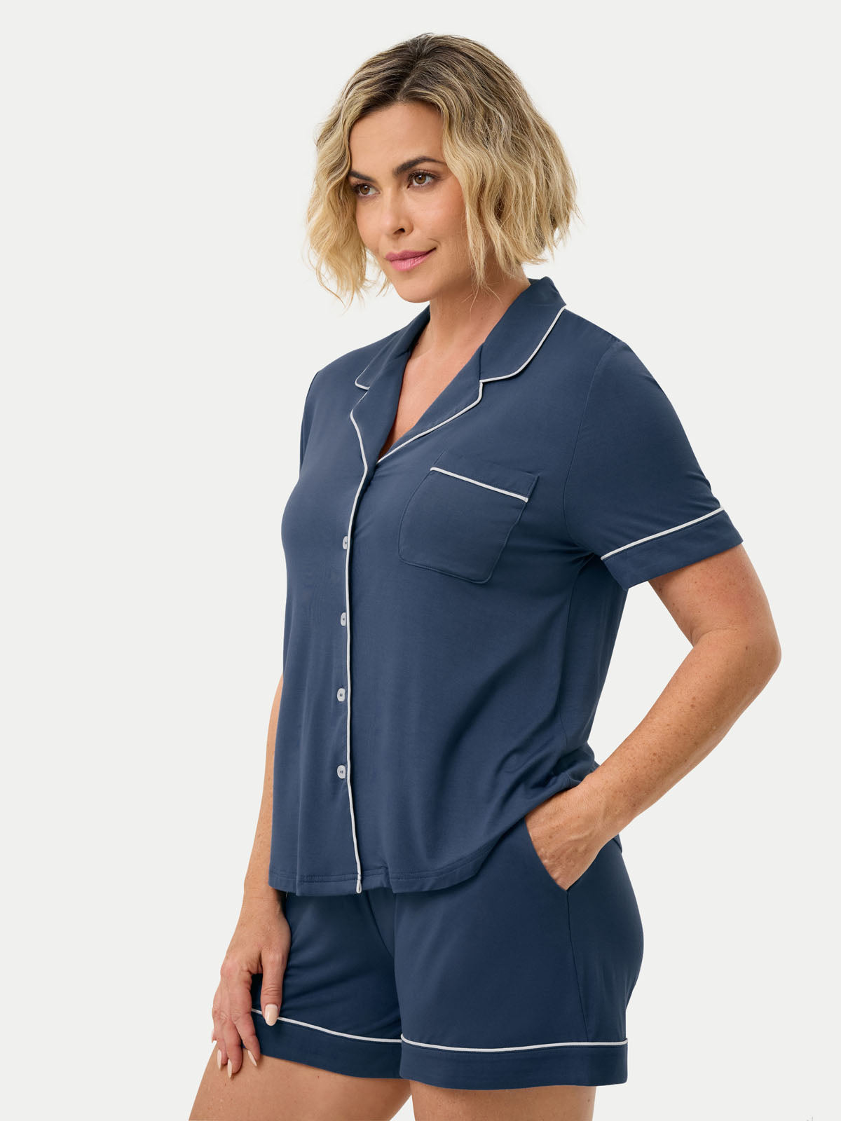 Short Sleeve Bamboo Pajama Shirt