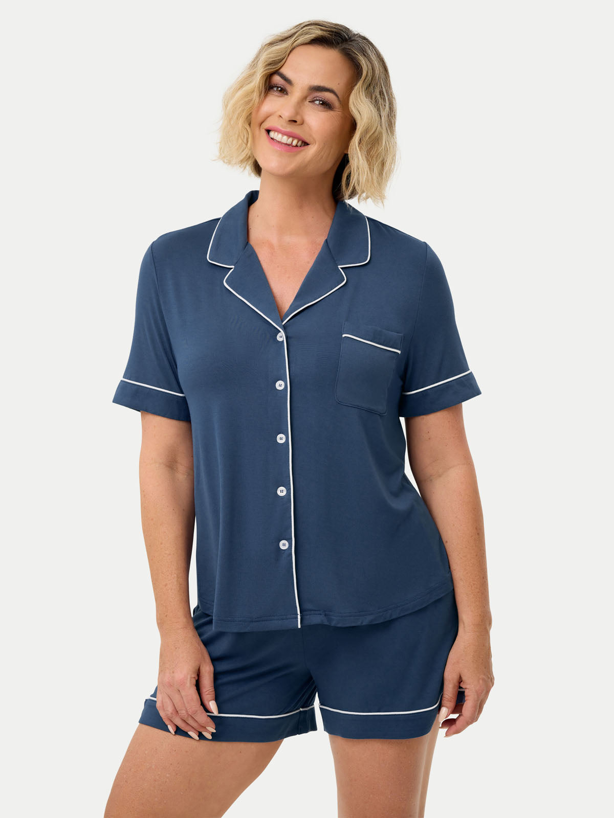 Short Sleeve Bamboo Pajama Shirt