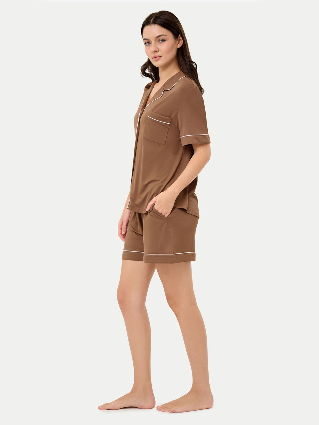 Short Sleeve Bamboo Pajama Shirt