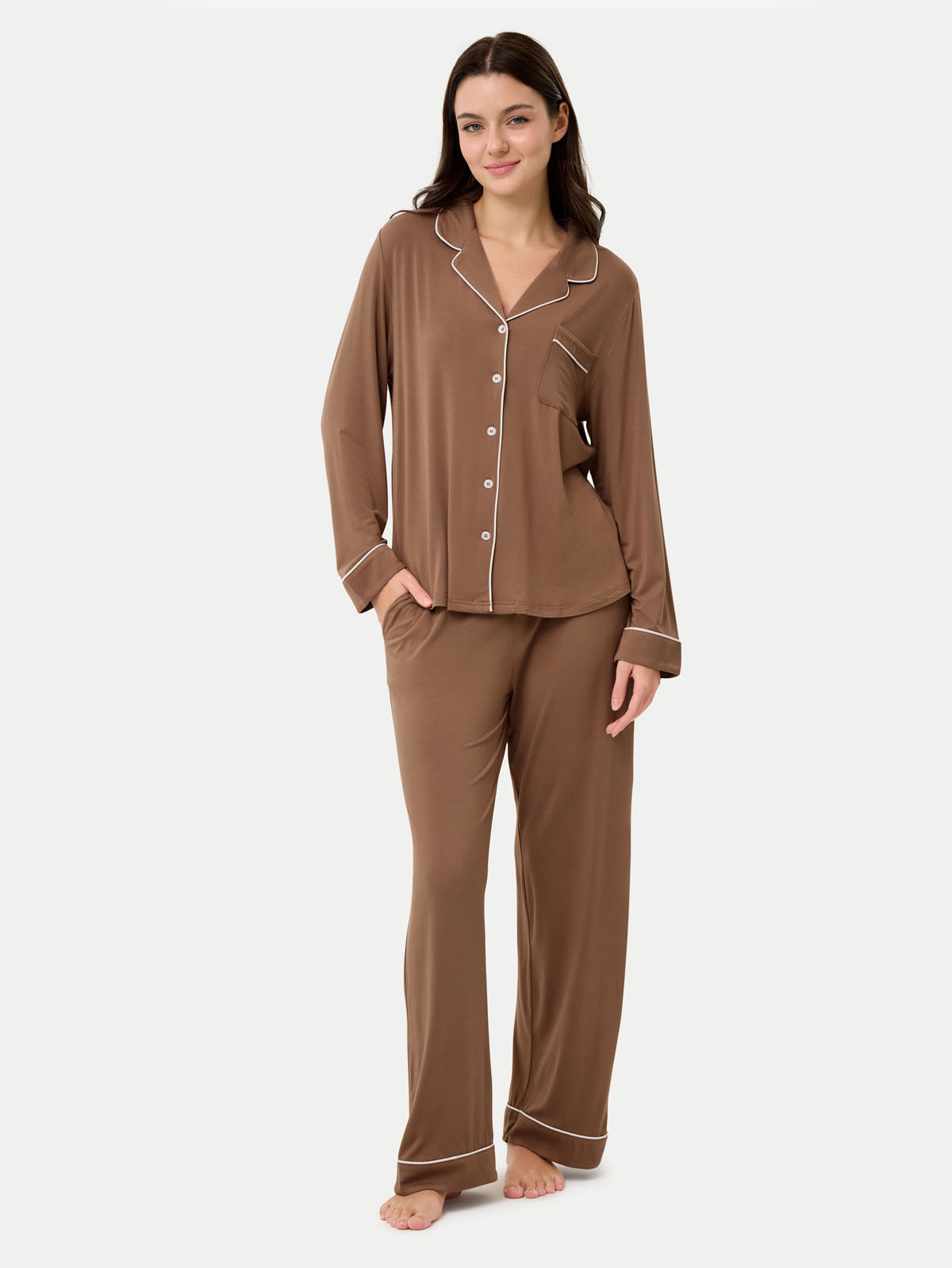 Long Sleeve Bamboo Pajama Set
