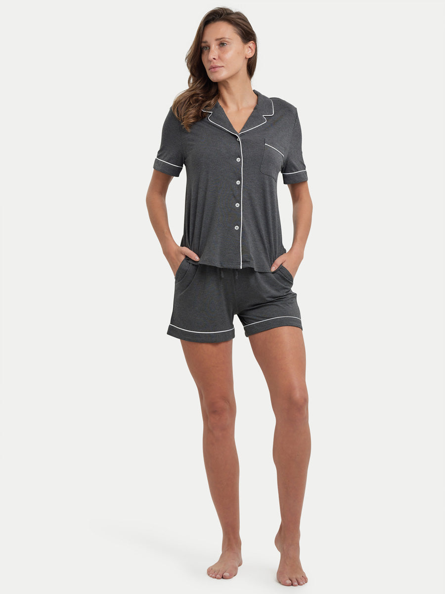 Short Sleeve Bamboo Pajama Shirt