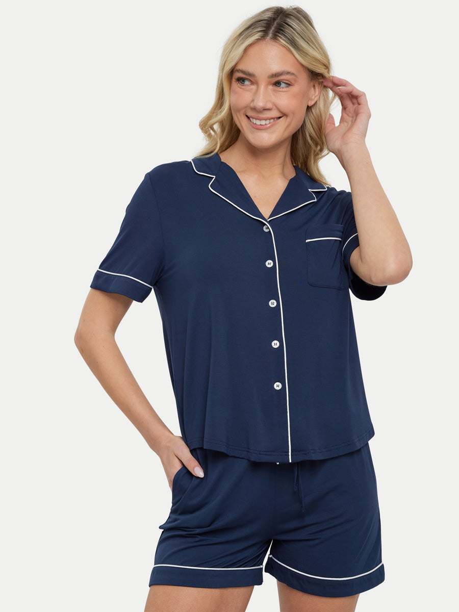 Short Sleeve Bamboo Pajama Set