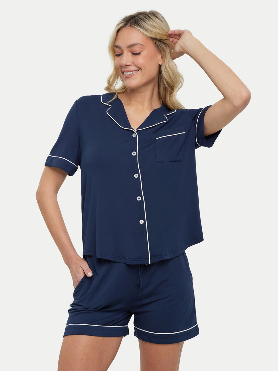 Short Sleeve Bamboo Pajama Set