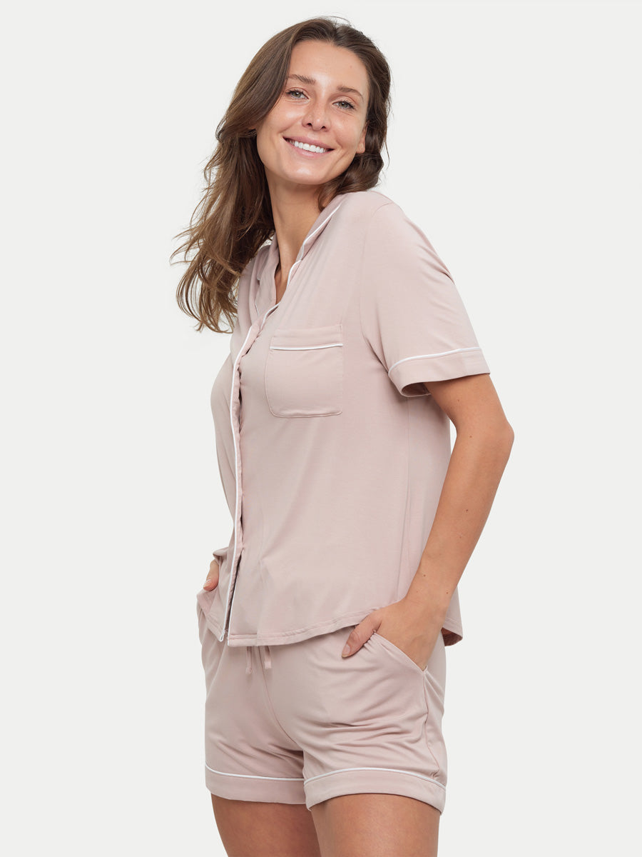 Short Sleeve Bamboo Pajama Shirt