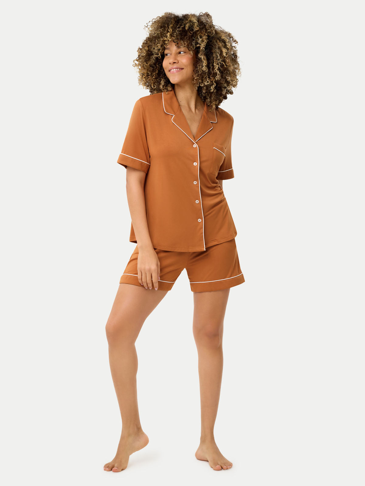 Short Sleeve Bamboo Pajama Shirt