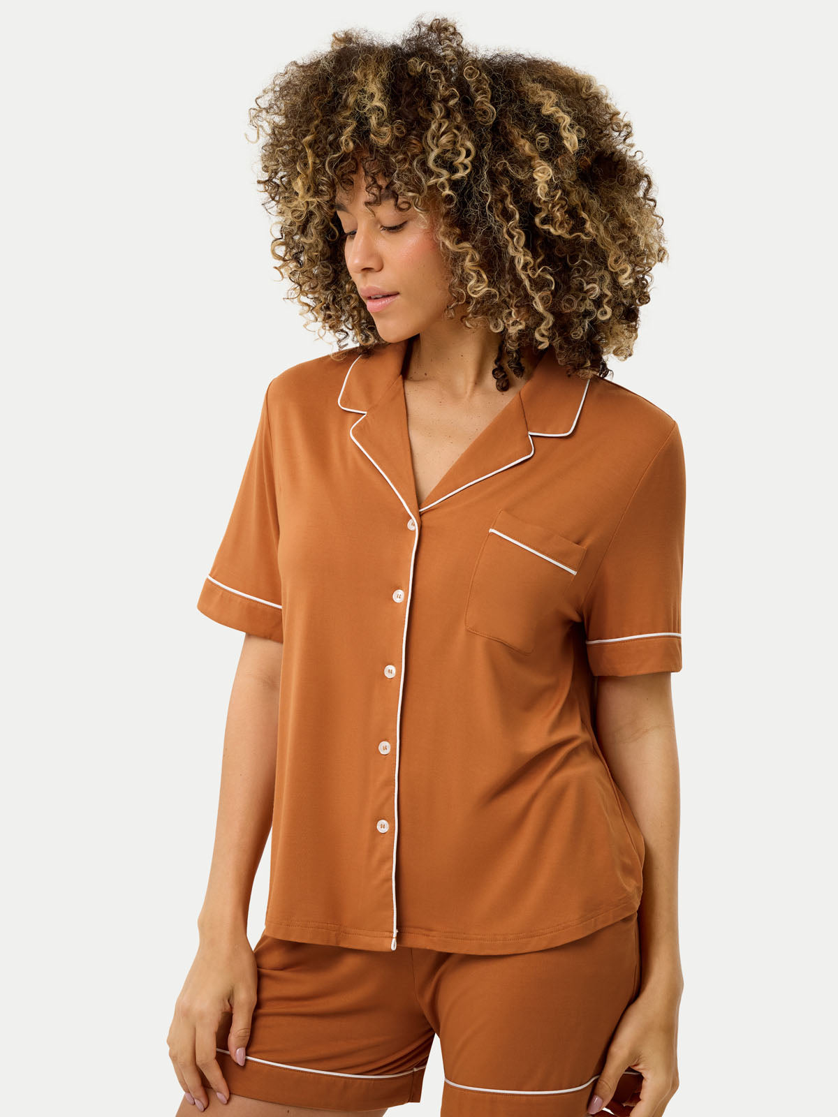 Short Sleeve Bamboo Pajama Set