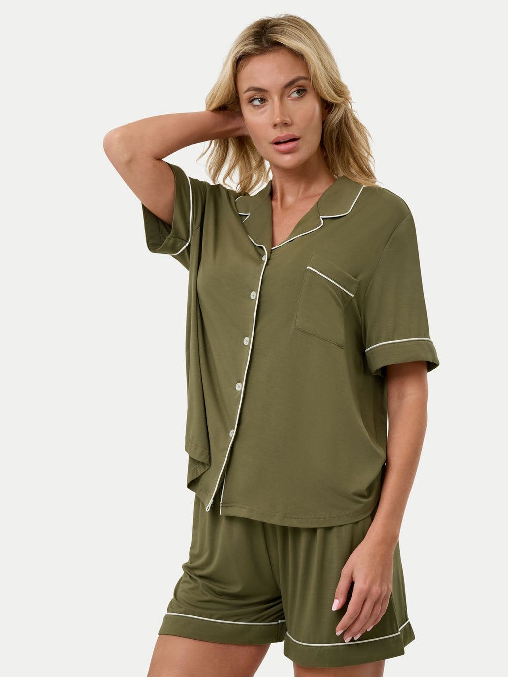 Short Sleeve Bamboo Pajama Shirt