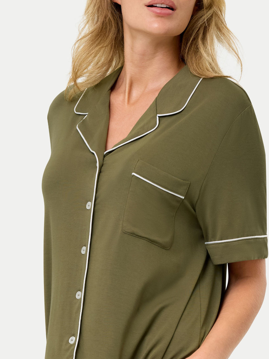 Short Sleeve Bamboo Pajama Shirt