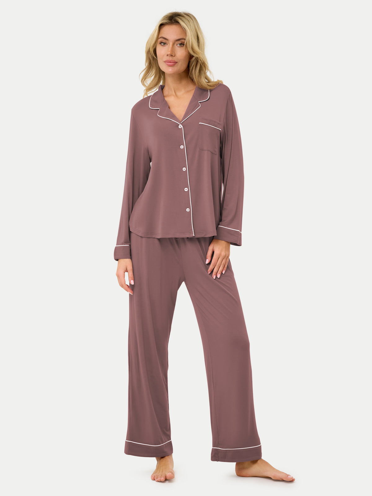 Long Sleeve Bamboo Pajama Set