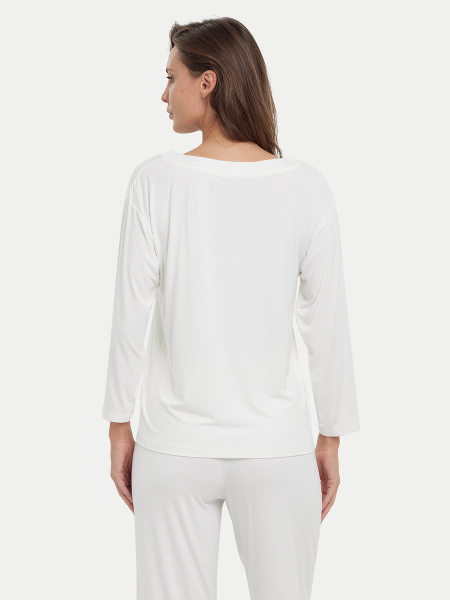 Long Sleeve Bamboo Slouchy PJs Set