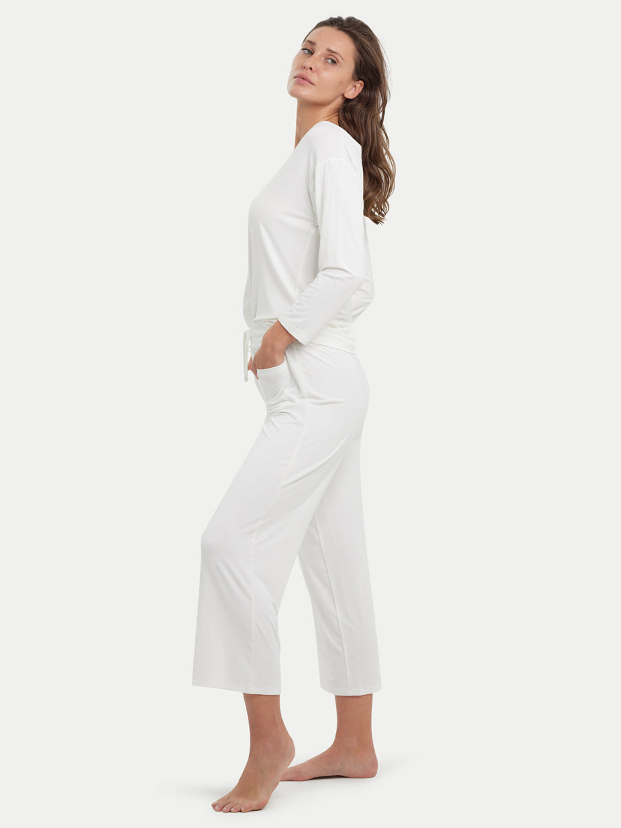 Long Sleeve Bamboo Slouchy PJs Set