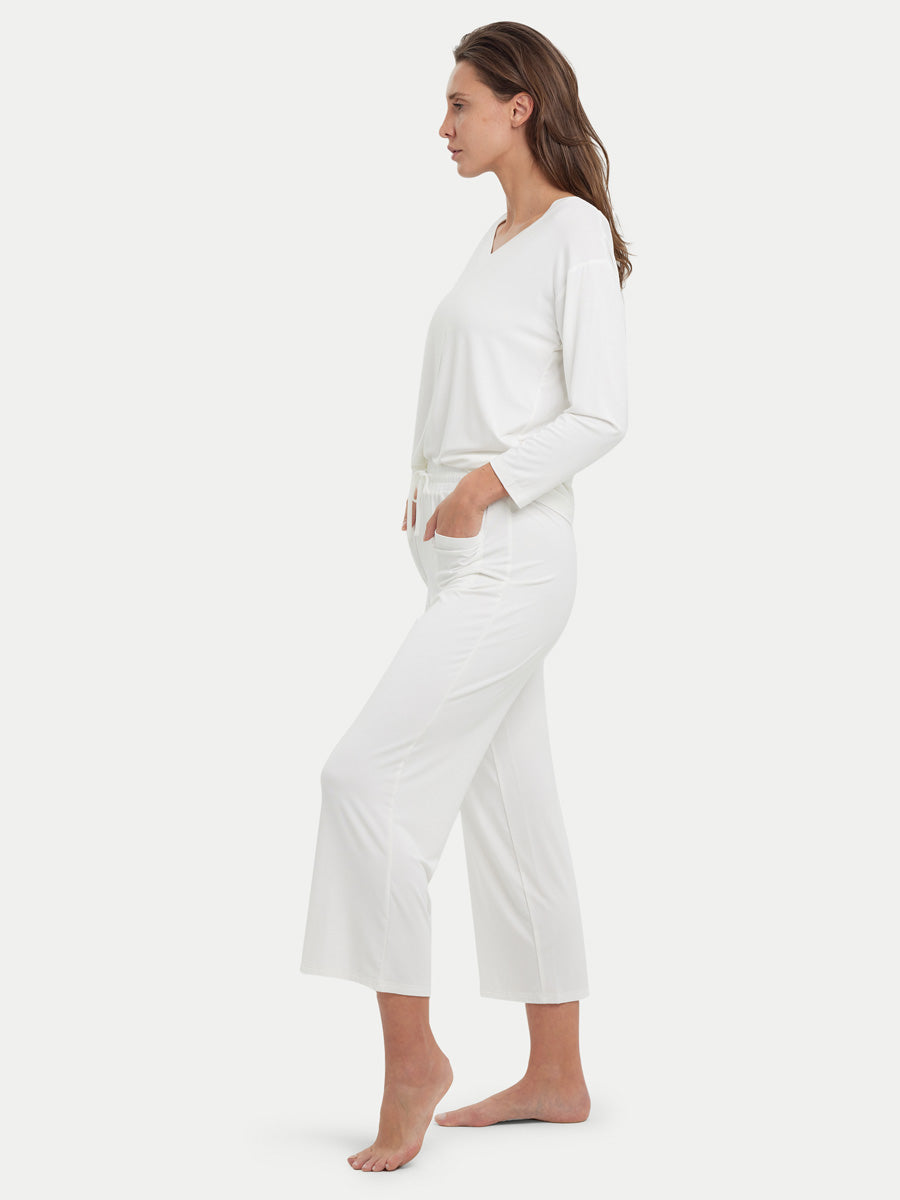 Long Sleeve Bamboo Slouchy PJs Set