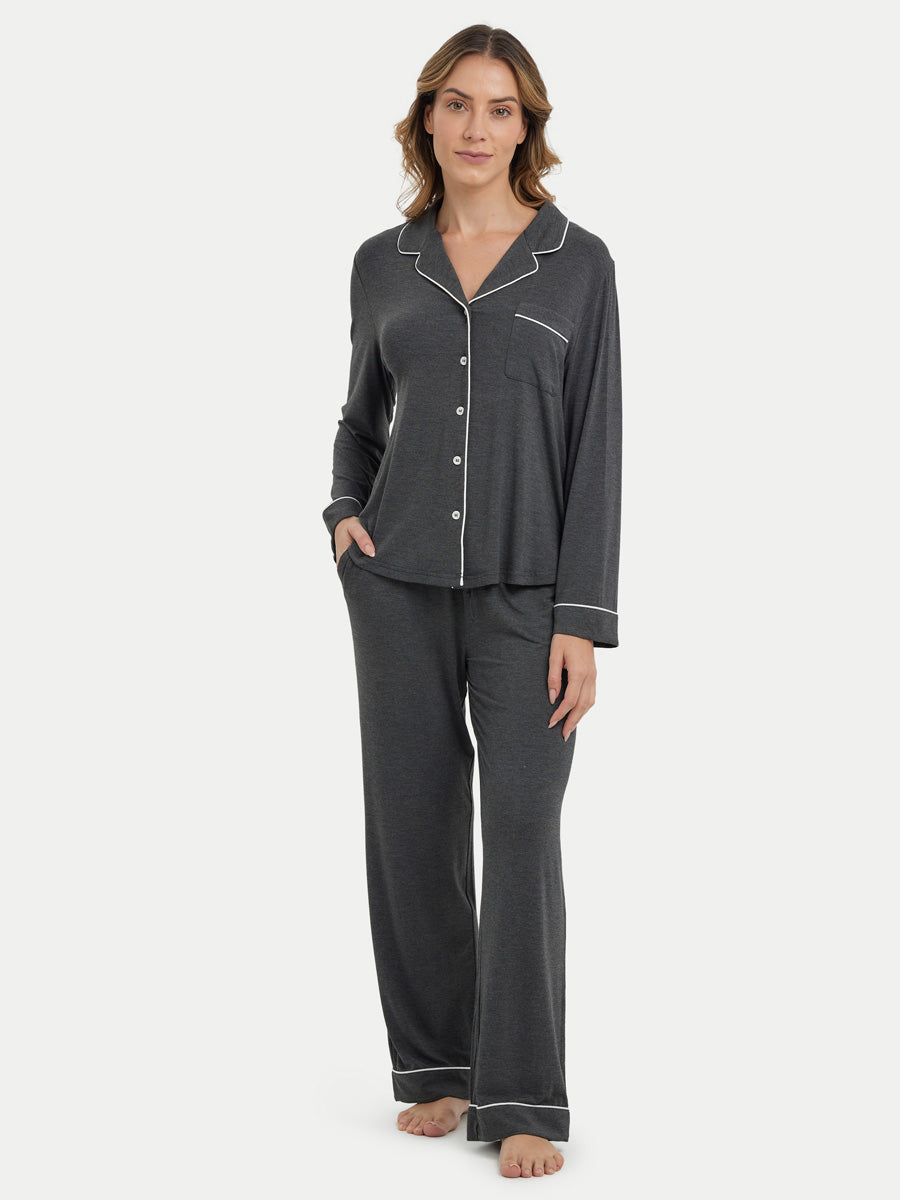 Long Sleeve Bamboo Pajama Set