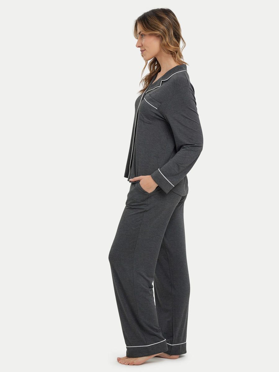 Long Sleeve Bamboo Pajama Set