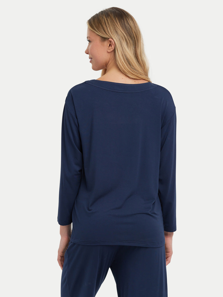Long Sleeve Bamboo Slouchy PJs Set
