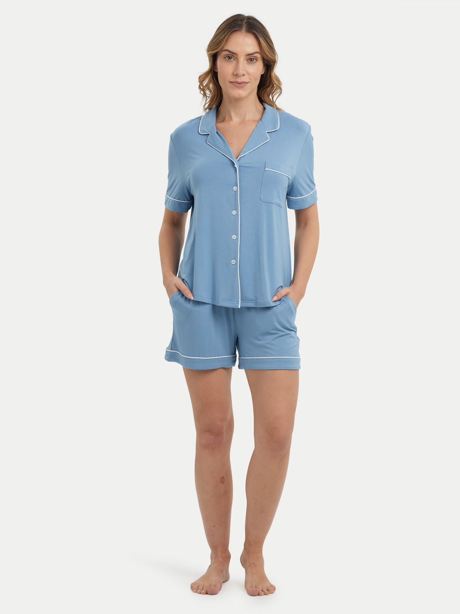 Short Sleeve Bamboo Pajama Shirt