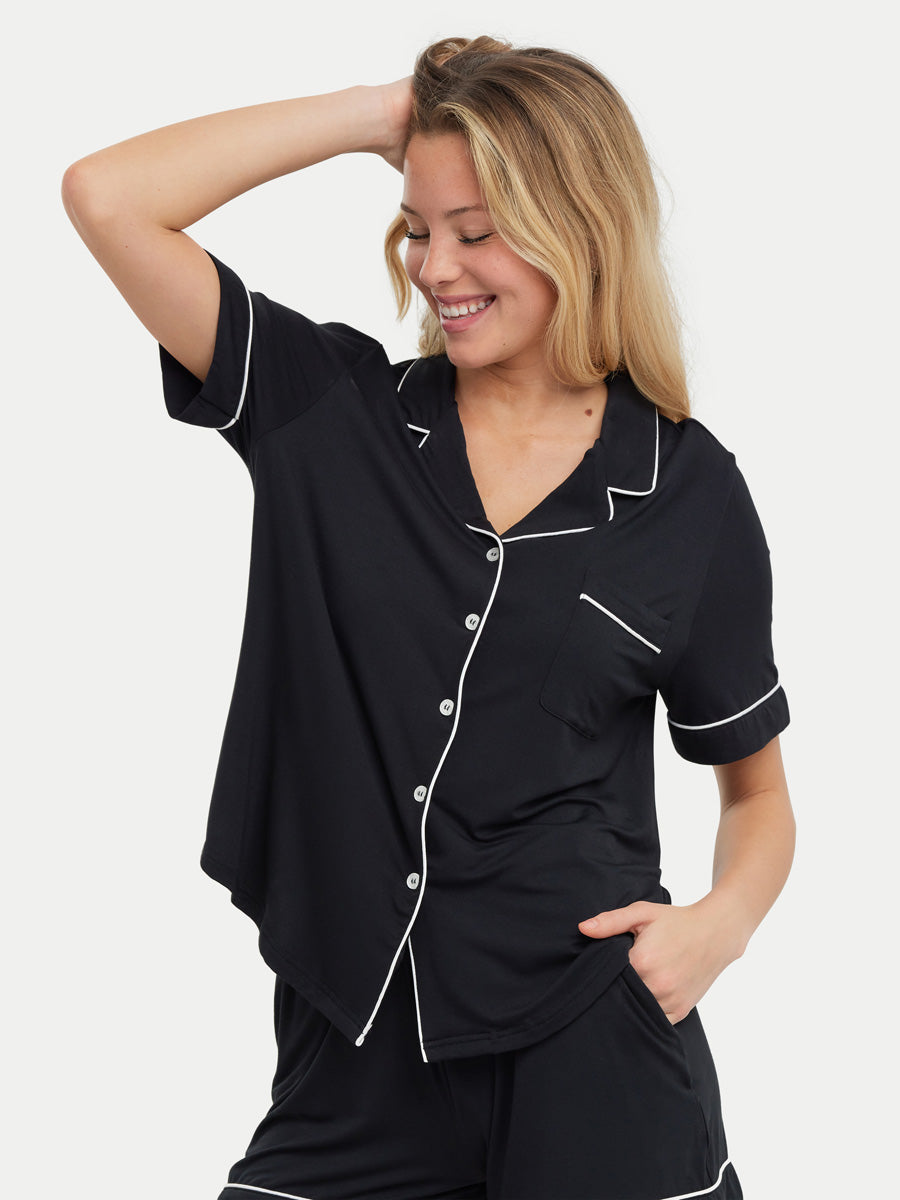 Short Sleeve Bamboo Pajama Shirt