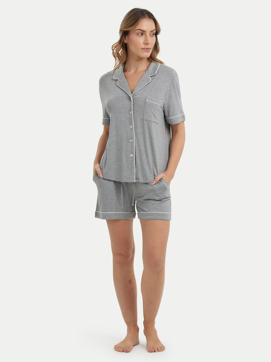 Short Sleeve Bamboo Pajama Set