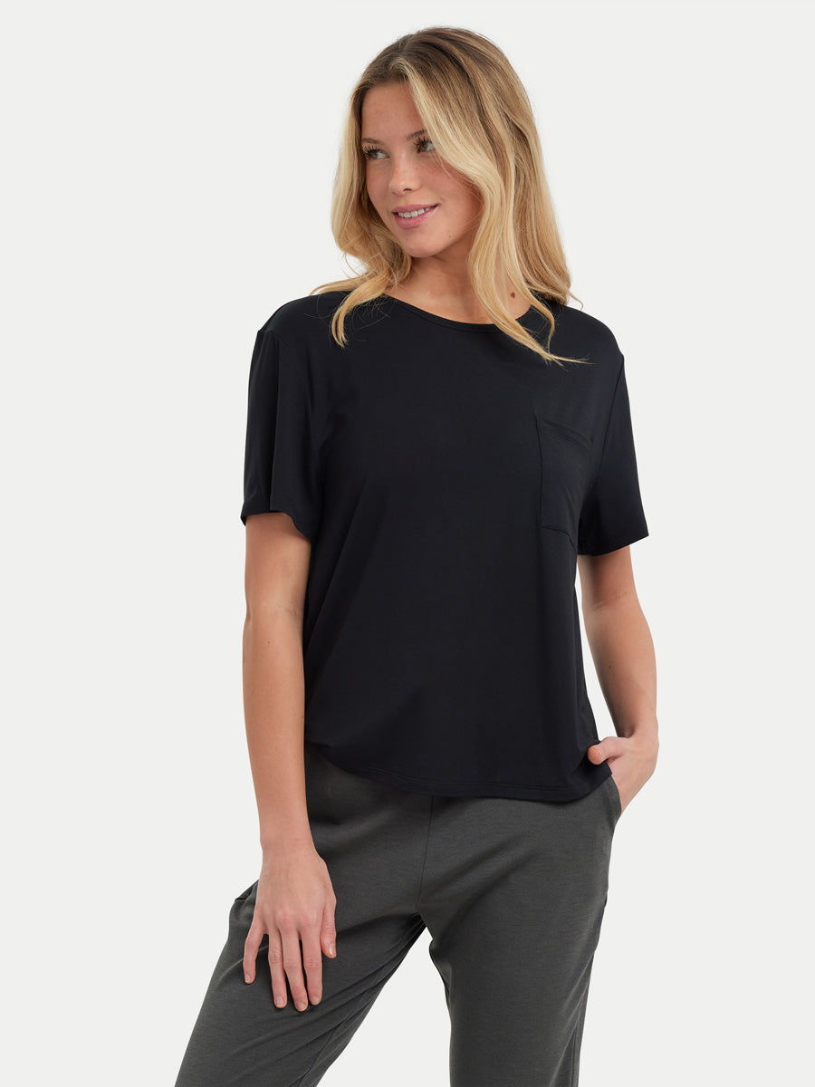 Short Sleeve Bamboo Relaxed Tee