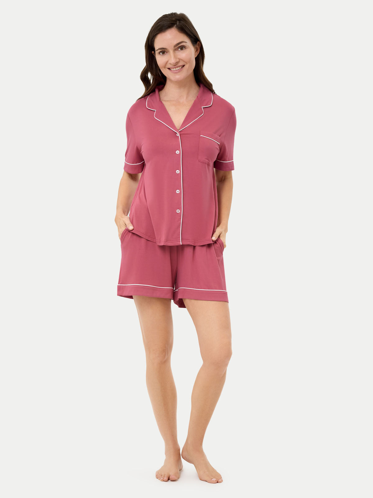 Short Sleeve Bamboo Pajama Shirt