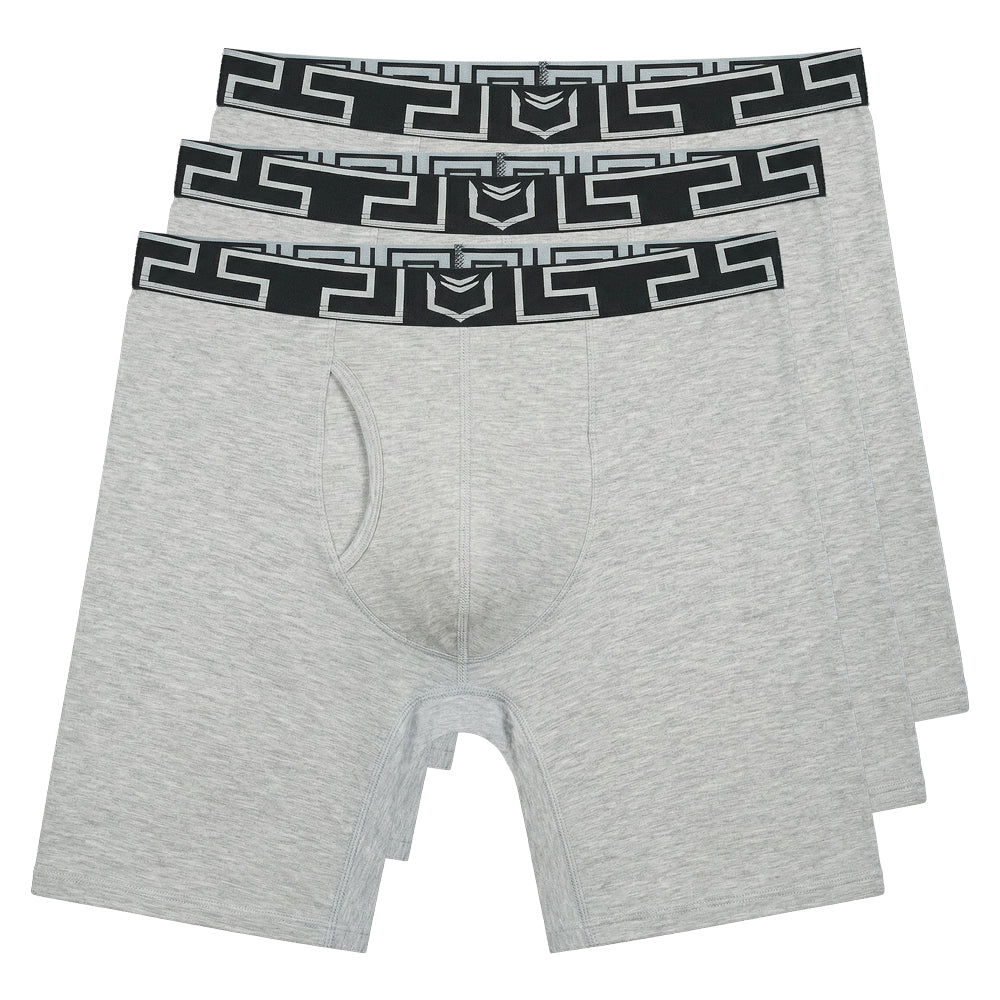 SHEATH V Bamboo Men's Pouch Boxer Brief 8" (3 Pack)
