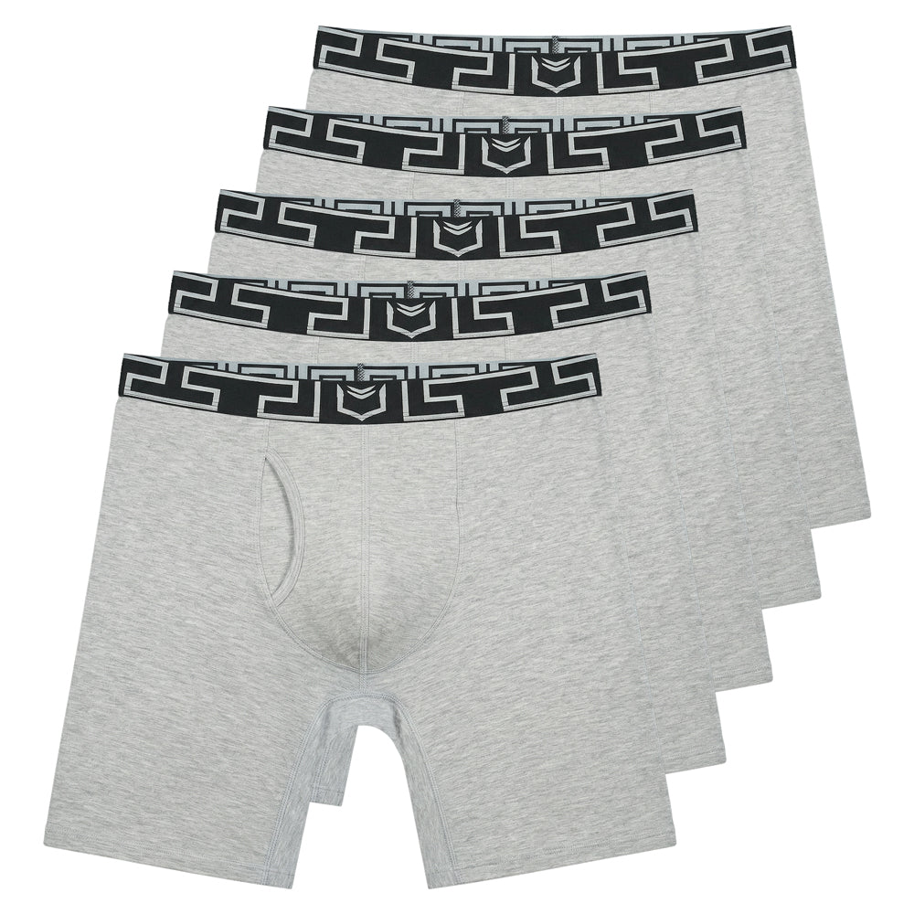 SHEATH V Bamboo Men's Pouch Boxer Brief 8" (5 Pack)