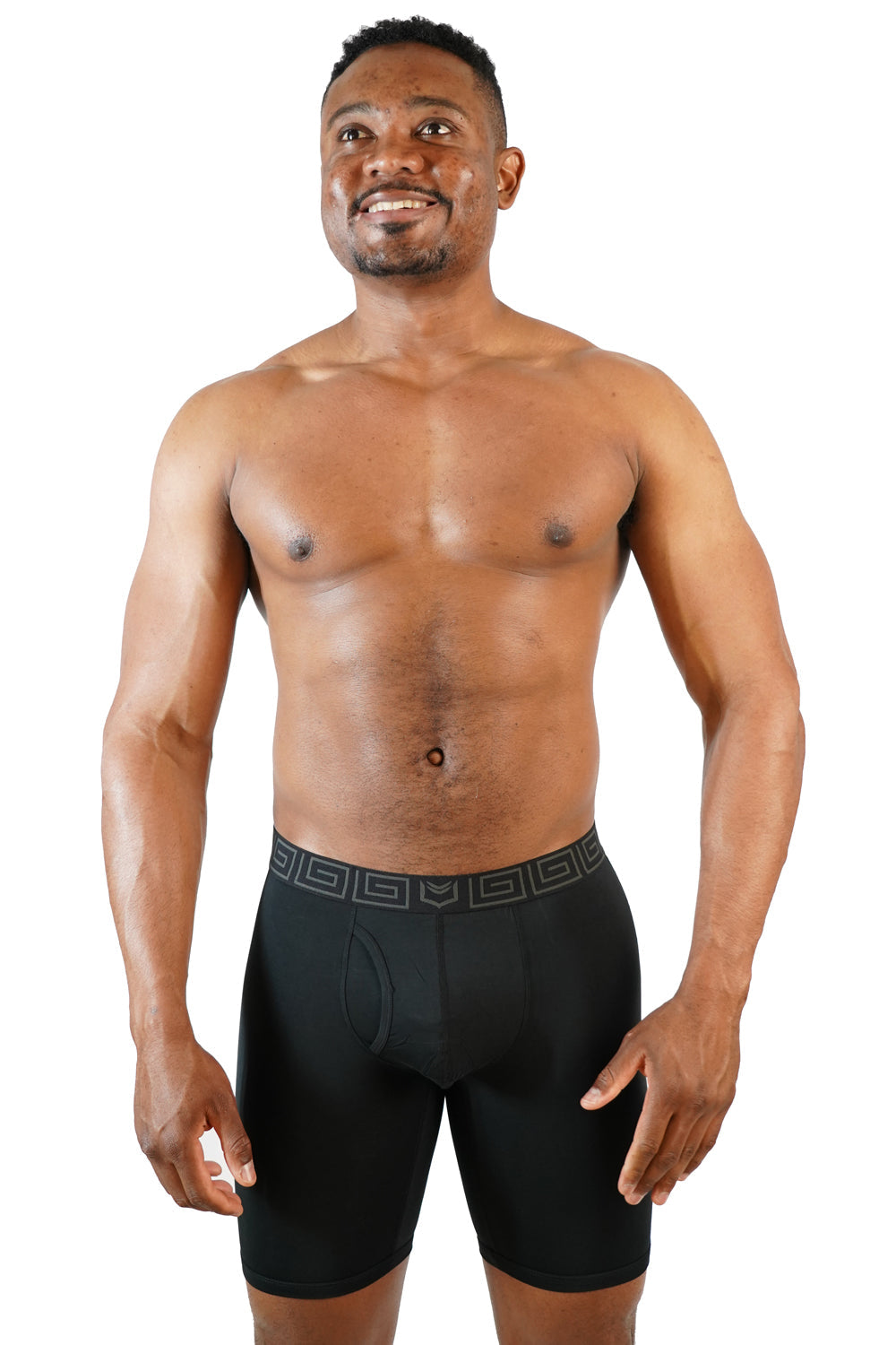 SHEATH V Bamboo Men's Pouch Boxer Brief 8" (5 Pack)