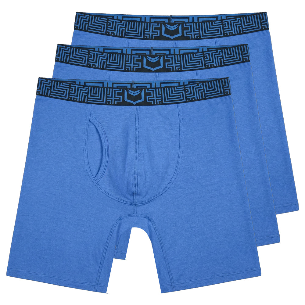 SHEATH V Modal Men's Pouch Boxer Brief 8" (3 Pack)
