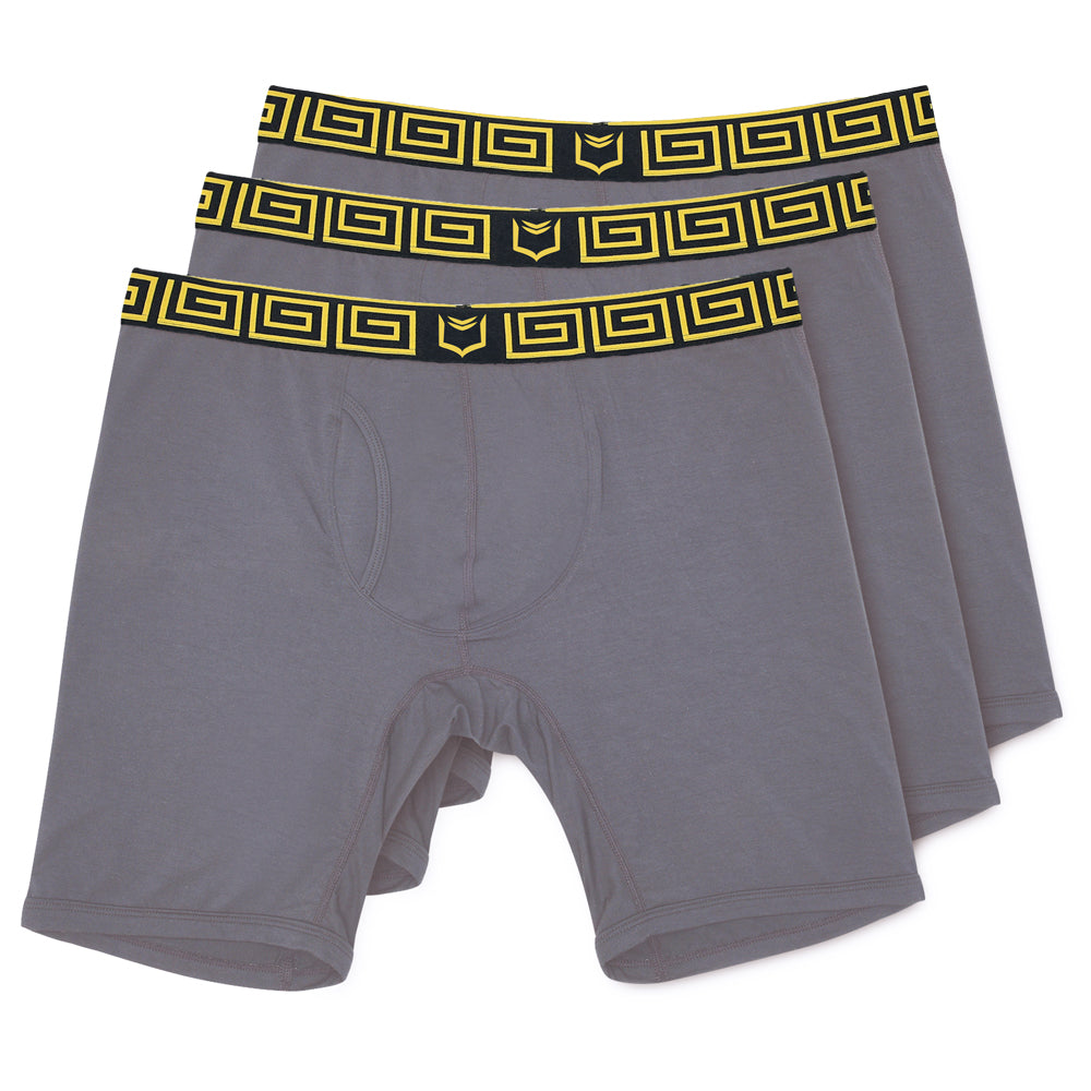 SHEATH V Modal Men's Pouch Boxer Brief 8" (3 Pack)