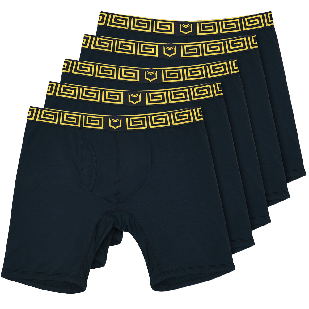 SHEATH V Modal Men's Pouch Boxer Brief 8" (5 Pack)