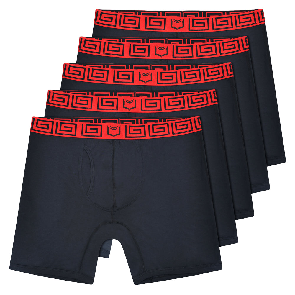 SHEATH V Modal Men's Pouch Boxer Brief 8" (5 Pack)