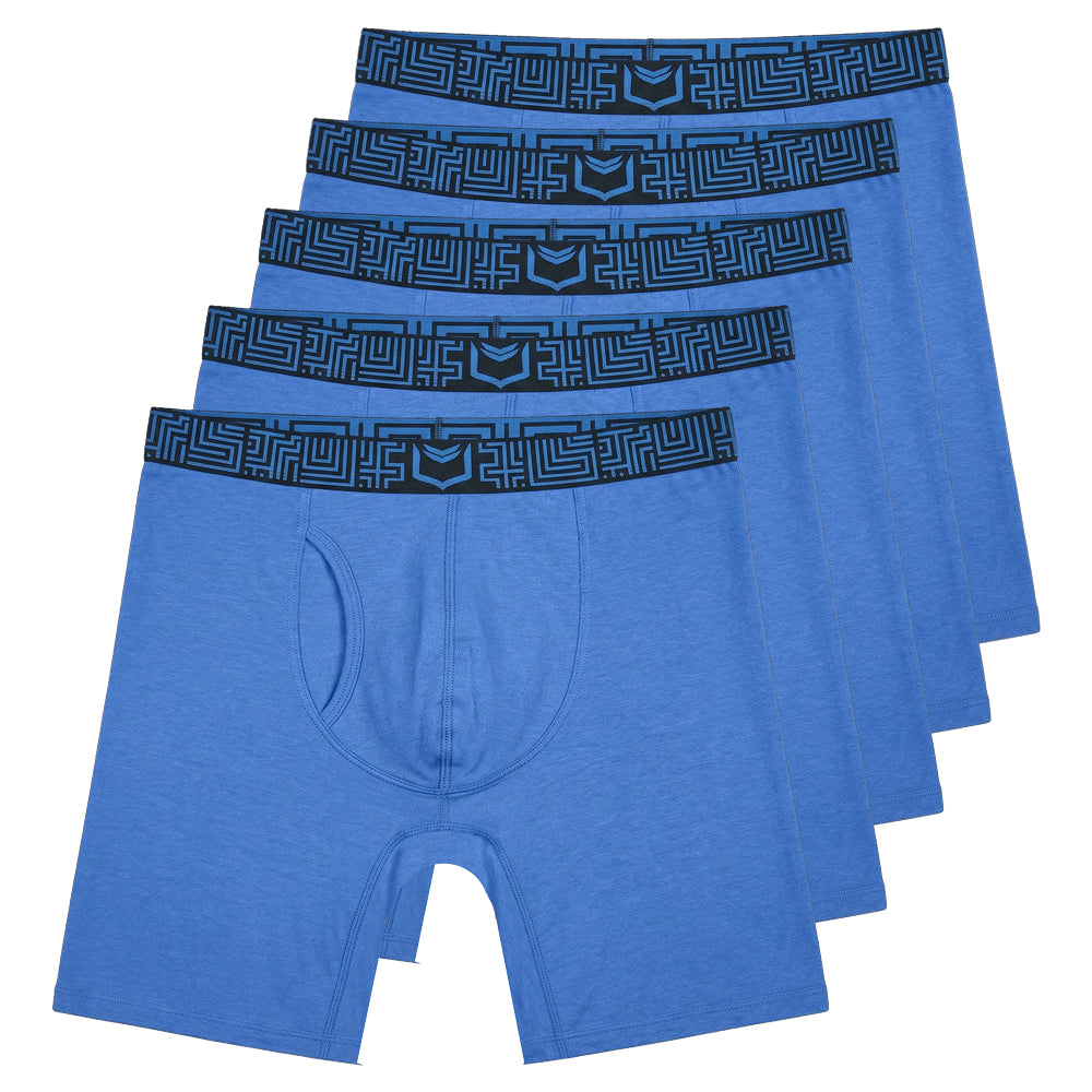 SHEATH V Modal Men's Pouch Boxer Brief 8" (5 Pack)